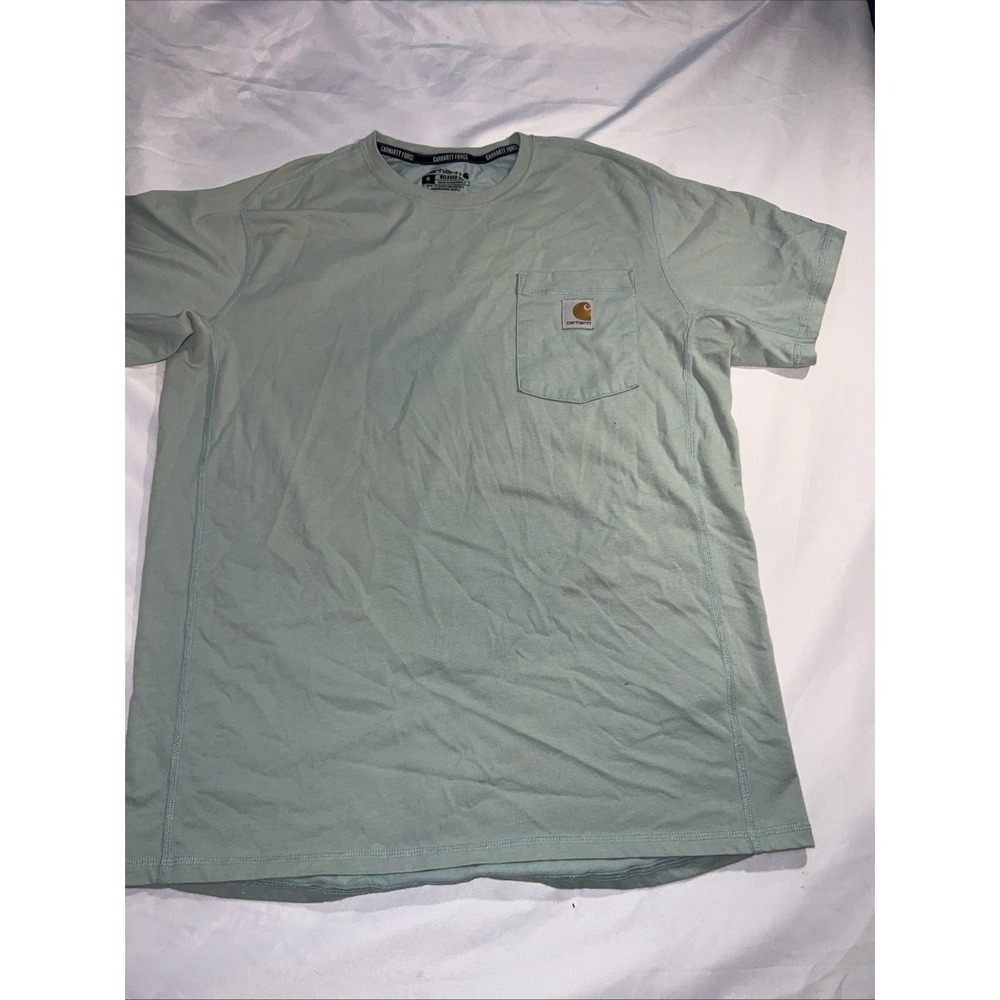 Carhartt Loose Fit M Men's Short Sleeve T-Shirt Mint, Work Casual 353,